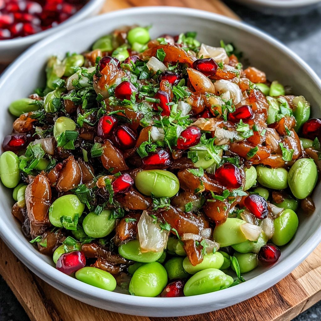 Edamame & Pomegranate Toss