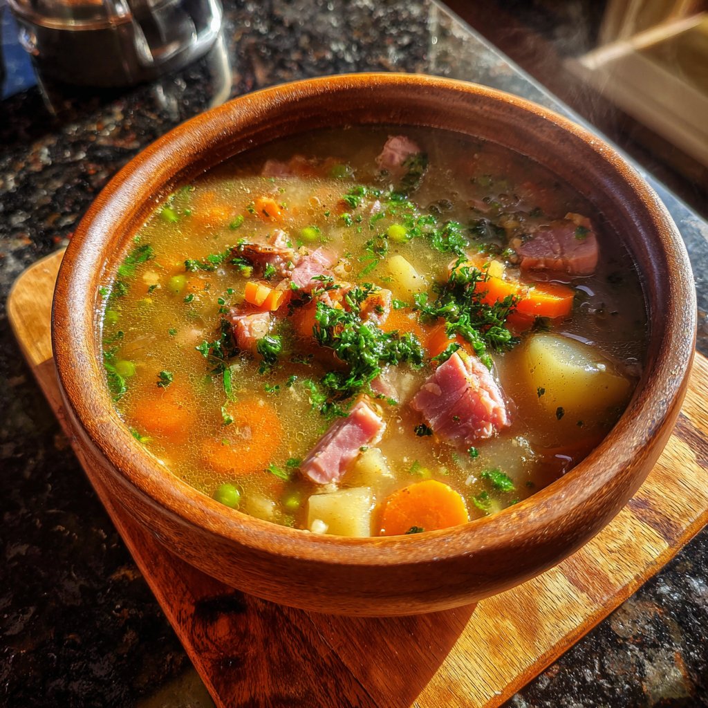 Ham and Bean Soup with Slow Cooked Flavor