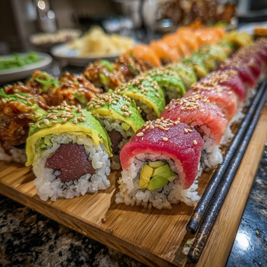 Global Japanese Sushi Rolls