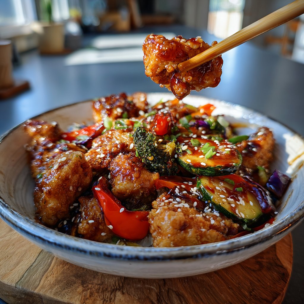Sesame Ginger Chicken Bowl