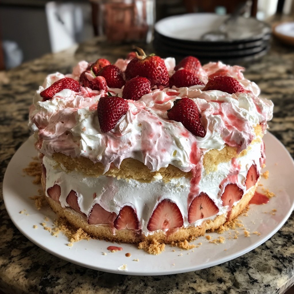 Strawberry Cloud Cake Surprises