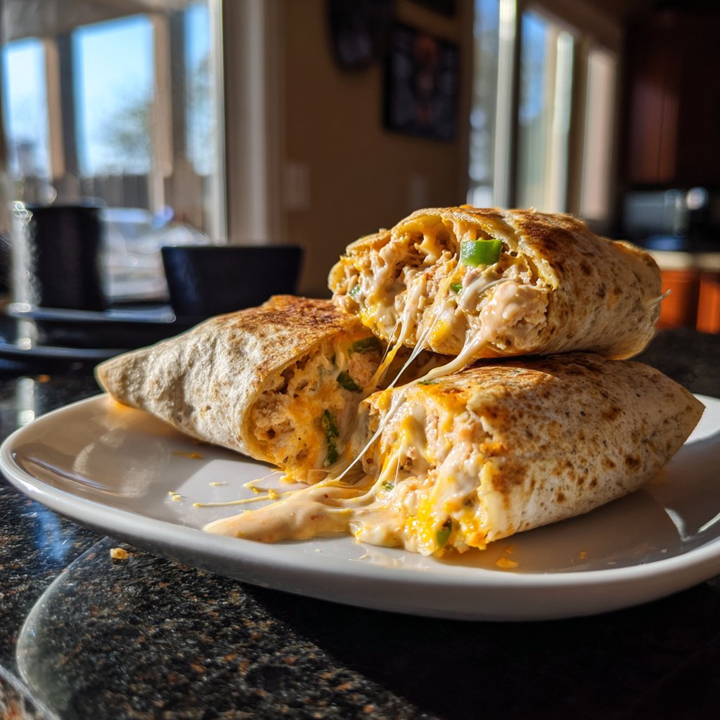 Spicy Tuna Melt Wrap