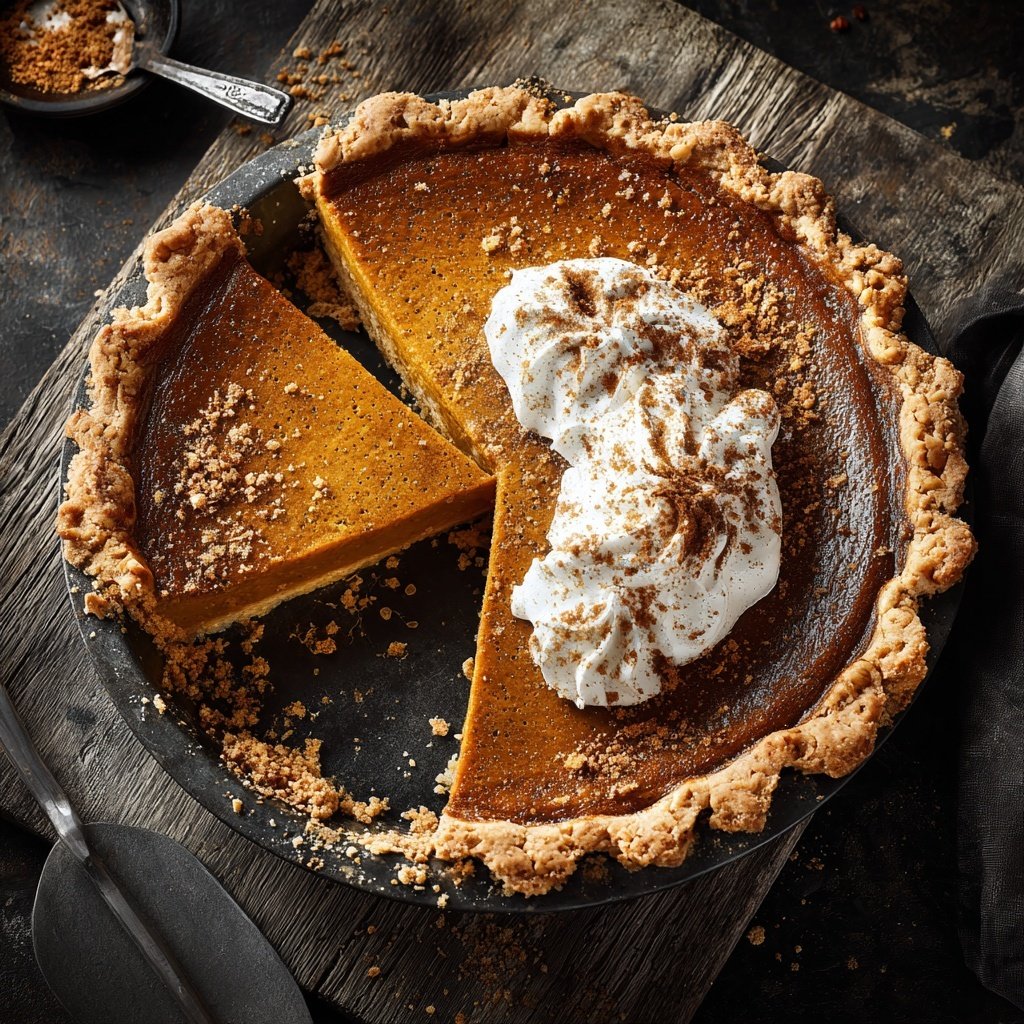 Festive Spiced Pumpkin Pie