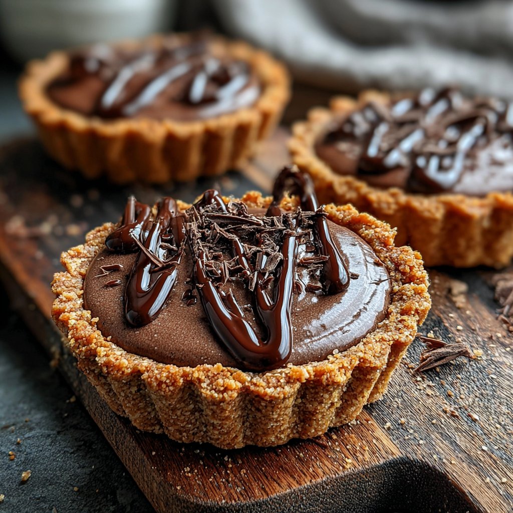 Mini Chocolate Cream Tarts