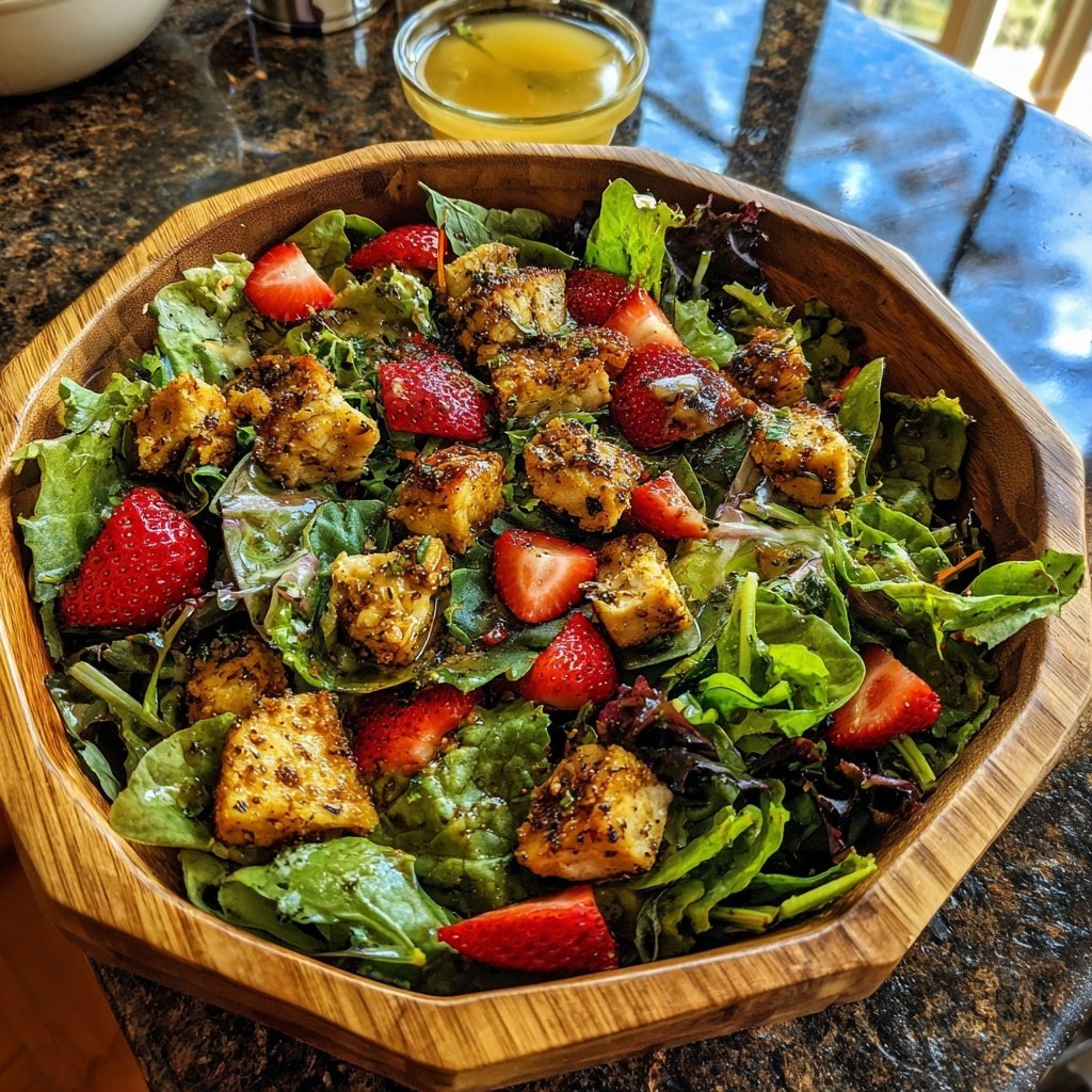 Savory Strawberry Chicken Salad